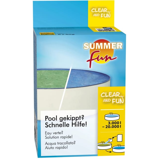 Summer Fun Wasserpflege-Set Clear and Fun für Pools von 3.000, - 10.000,