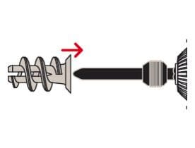 Fischer Gipskartondübel GKS K mit Schraube (5 ST)