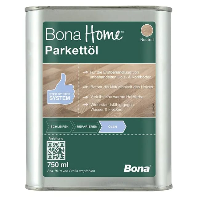 Bona Home Parkett-Öl Neutral 750 ml