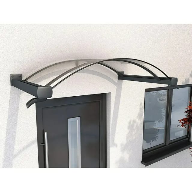 Gutta Bogenvordach BV/B 160 Anthrazit 160 cm x 90 cm x 25 cm