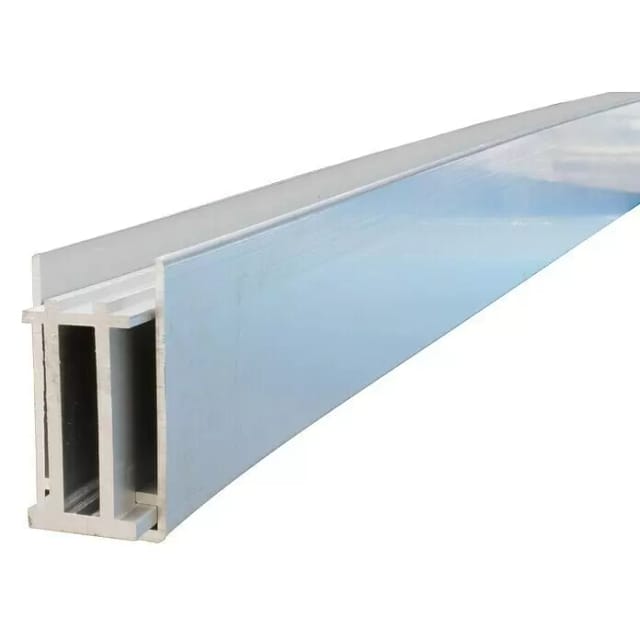 T & J Ecosteck-Set für Senkrechtmontage Silber 5/5 x 2,4 x 165,5 cm