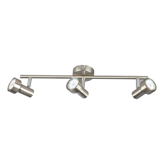 Briloner LED-Spot 3er Nickel matt