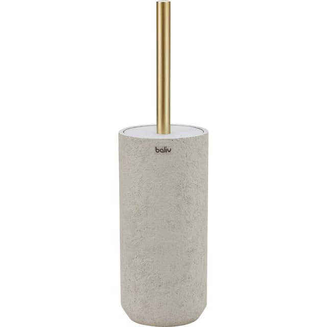 baliv Cosy Cave trend WC-Bürstenhalter Beton Grau-Gold