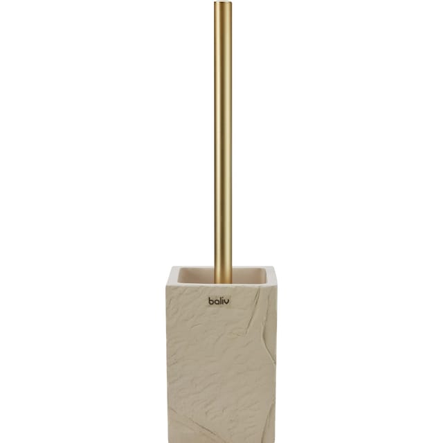 baliv Cosy Cave trend WC-Bürstenhalter Beton Beige-Gold