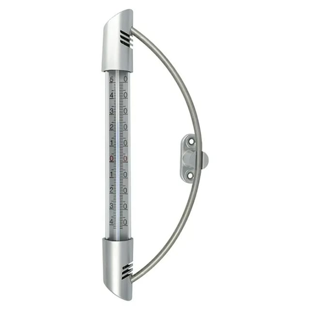 TFA Fenster-Thermometer Orbis Silber