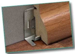 Visiogrande Leistenclip für Sockelleisten 30 Stück