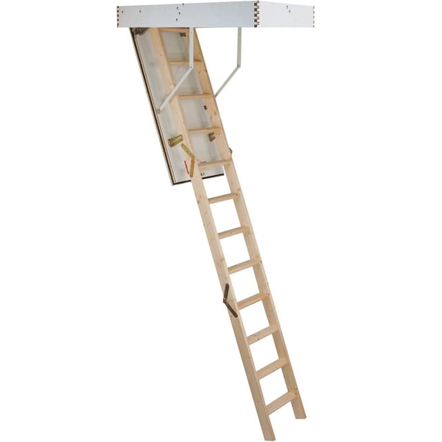 Bodentreppe Tradition 140 cm x 70 cm wärmegedämmt U-Wert 1,1 Raumhöhe bis 280 cm