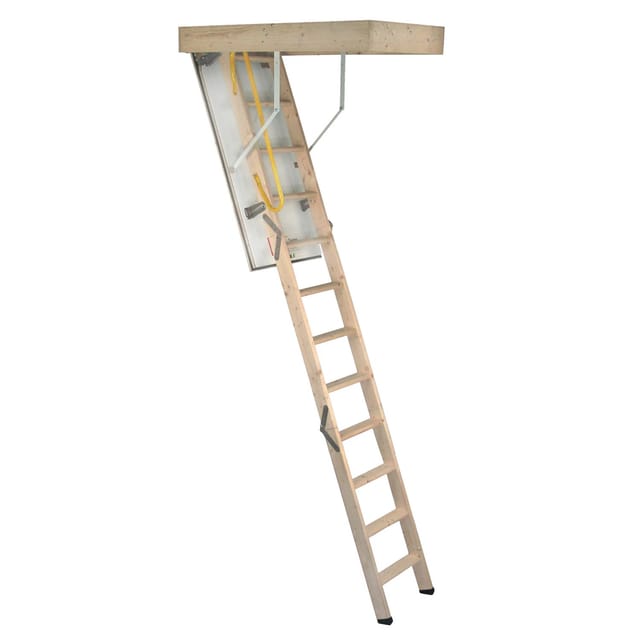 Bodentreppe Complete 120 cm x 54 cm wärmegedämmt U-Wert 1,1 Raumhöhe bis 280 cm