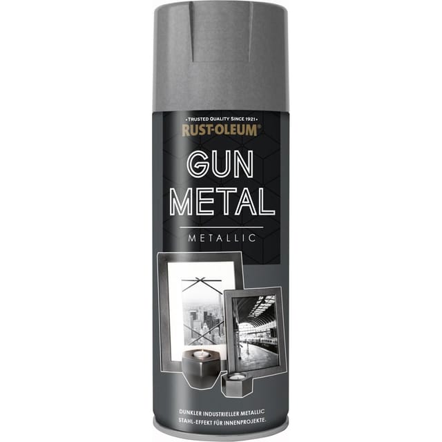 Rust-Oleum Metallic Sprühfarbe Gun-Metal 400 ml