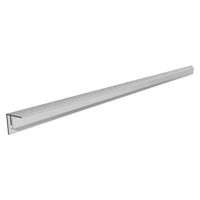 Kovalex Alu-Seitenabschluss inkl. Alu-Befestigung Alufarben 4,5 x 5,9 x 250 cm