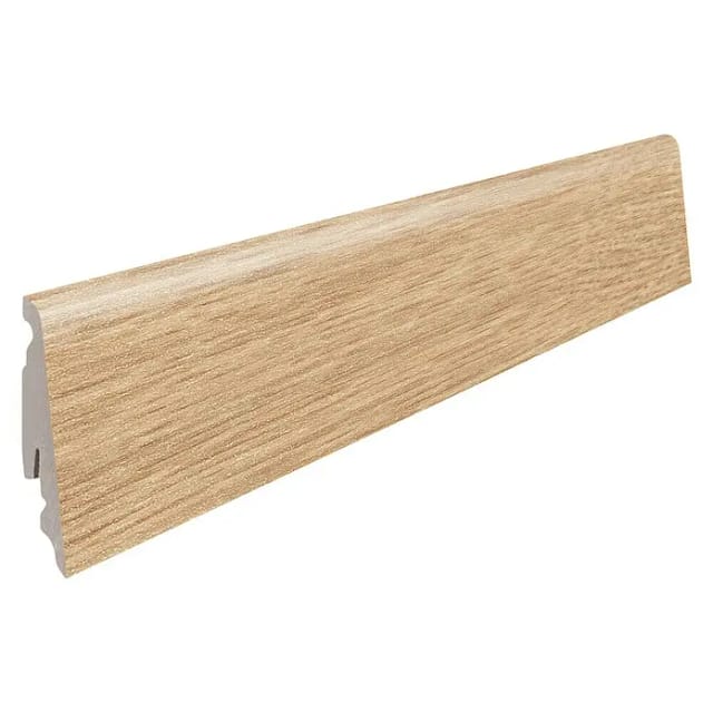 Sockelleiste Eiche Engadin-Steineiche 58 mm x 19 mm x Länge 2200 mm