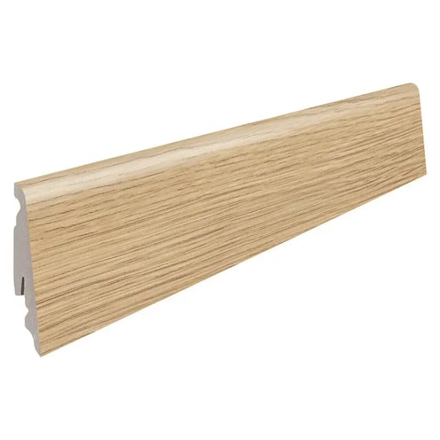 Sockelleiste Eiche Calgary Creme-Portland Puro 58 mm x 19 mm x Länge 2200 mm