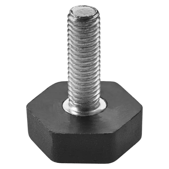 Hettich Bodenausgleichschraube M10 für Tischbeine, schwarz 2 Stk.