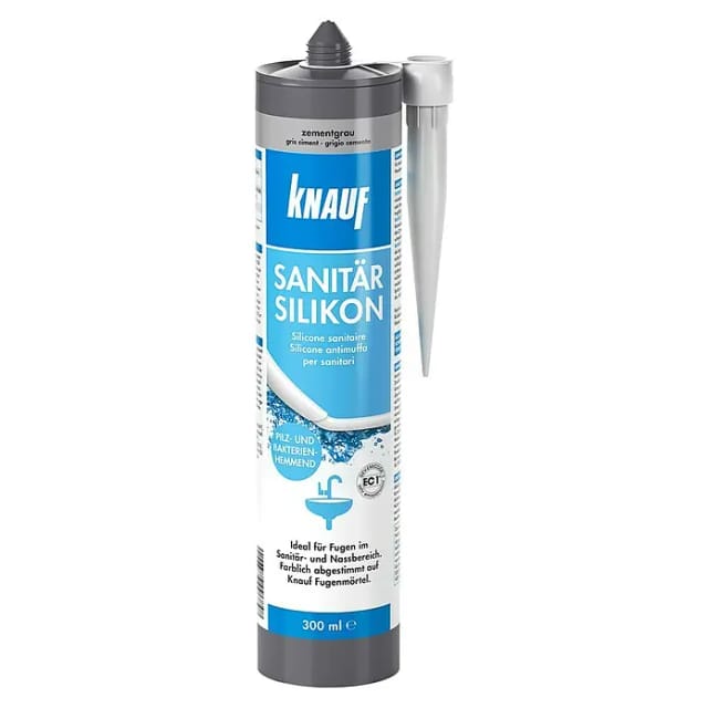 Knauf Sanitär-Silikon Zementgrau 300 ml