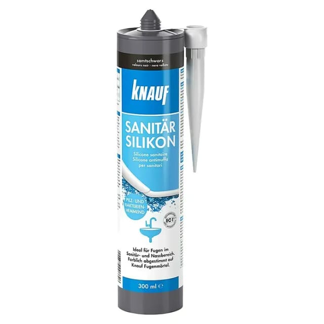 Knauf Sanitär-Silikon Samtschwarz 300 ml