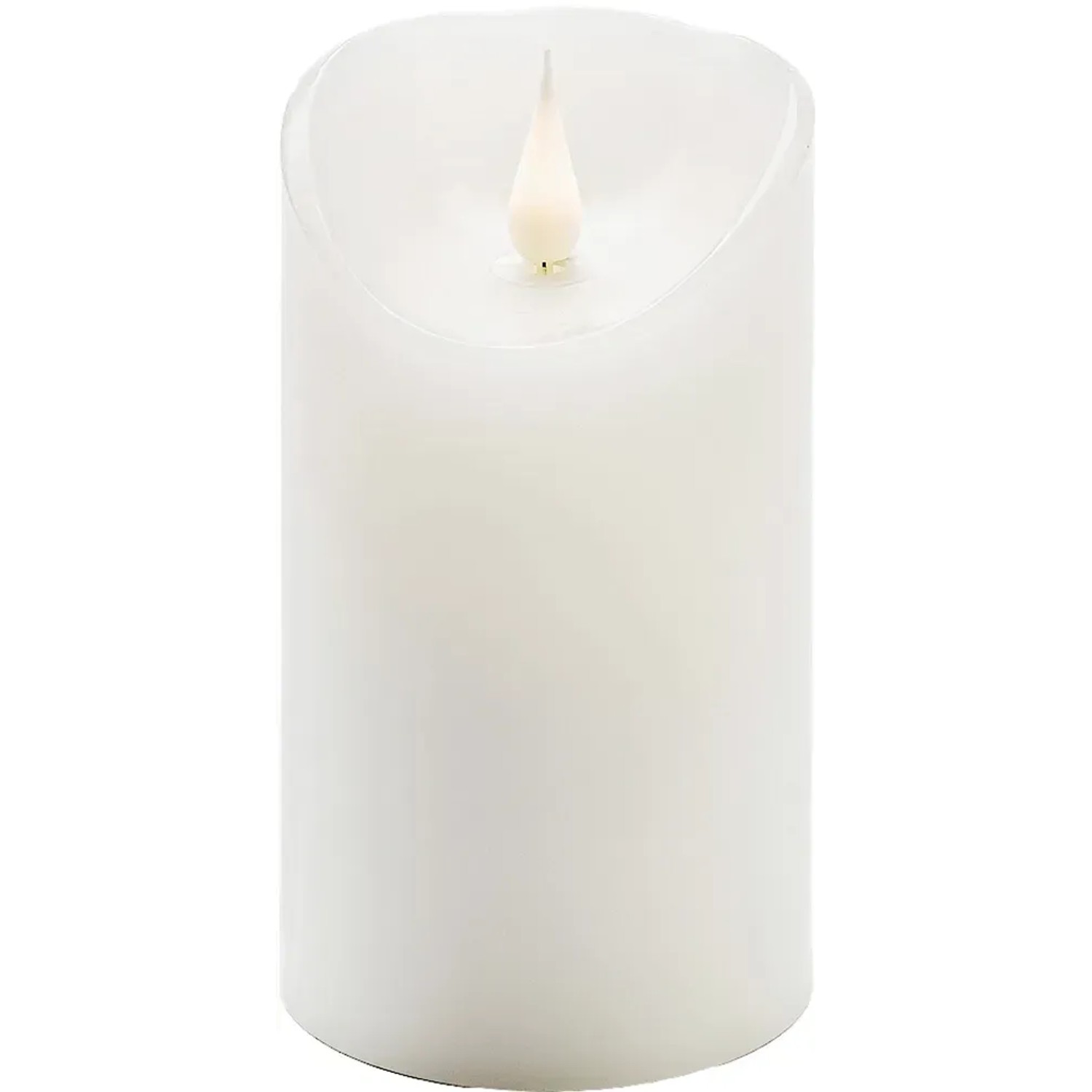 Konstsmide LED Echwachskerze 3D Flamme Höhe 13,5 cm Timer