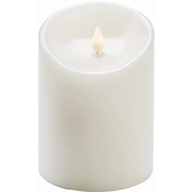 Konstsmide LED Echwachskerze 3D Flamme Höhe 14 cm Timer