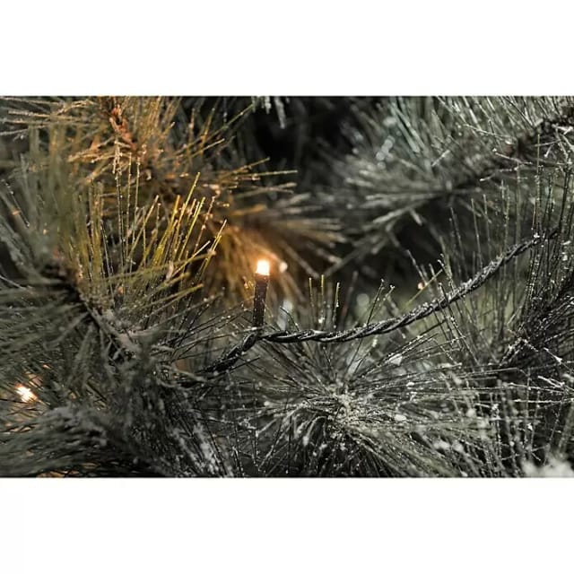 Konstsmide Micro LED Lichterkette 120 bernsteinf. LEDs Multifkt. innen und außen