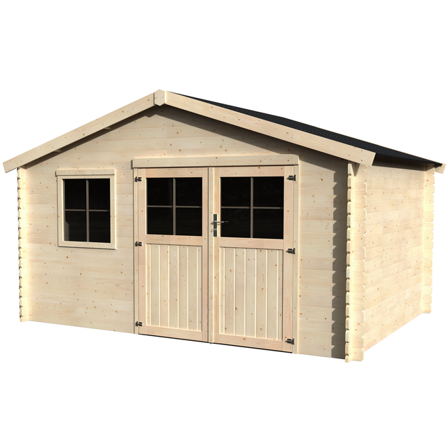 Decor et Jardin Gartenhaus Flodeal Natur 419 cm x 302 cm