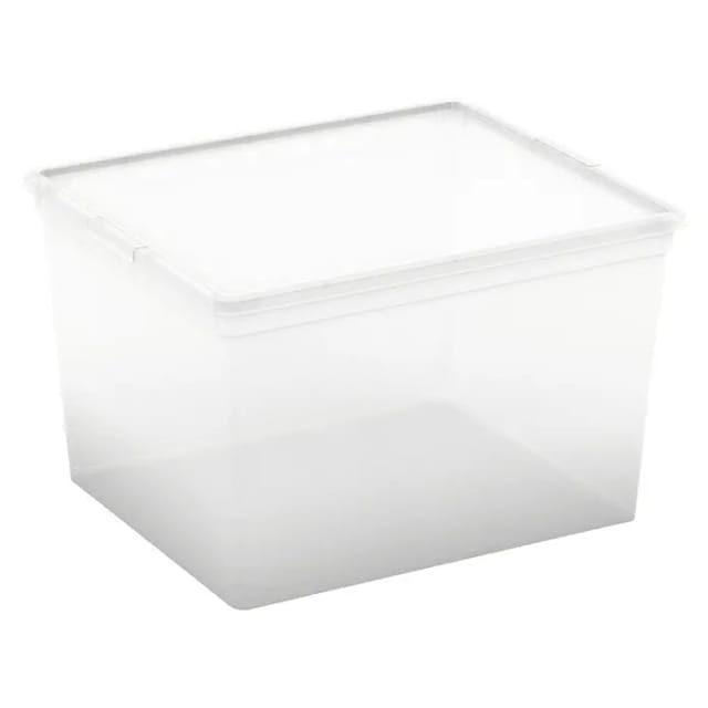 Aufbewahrungsbox C Cube mit Deckel Transparent