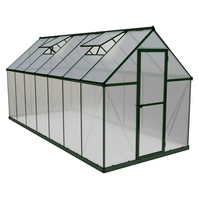 Palram - Canopia Gewächshaus Mythos Grün 7,9 m² inkl. Fundamentrahmen