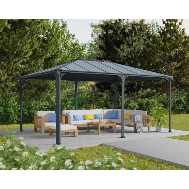 Canopia Gartenpavillon Martinique 3.6 x 5 Anthrazit