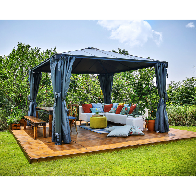 Canopia Gartenpavillon Palermo 3.6 x 3.6 Anthrazit