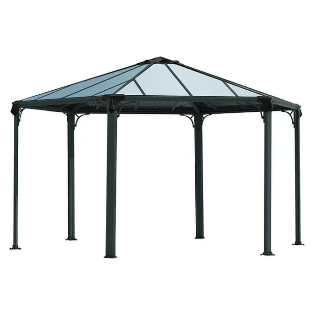 Canopia Gartenpavillon Monaco 3.9 x 4.5 Anthrazit