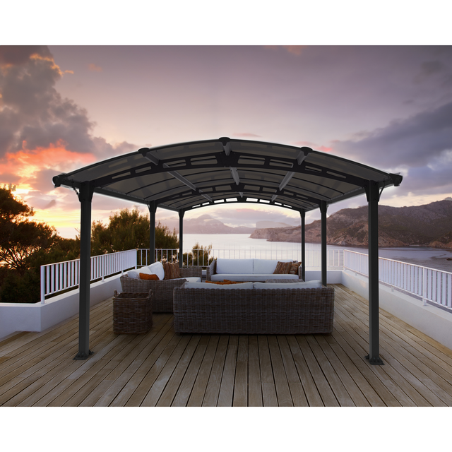 Canopia Pavillon Tuscon 3.6 x 5.1 Anthrazit
