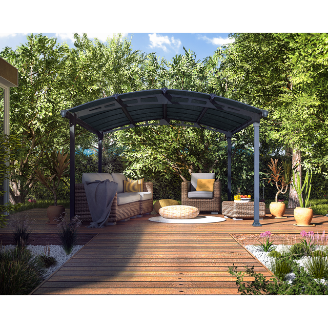 Canopia Pavillon Tuscon 3.6 x 4.4 Anthrazit