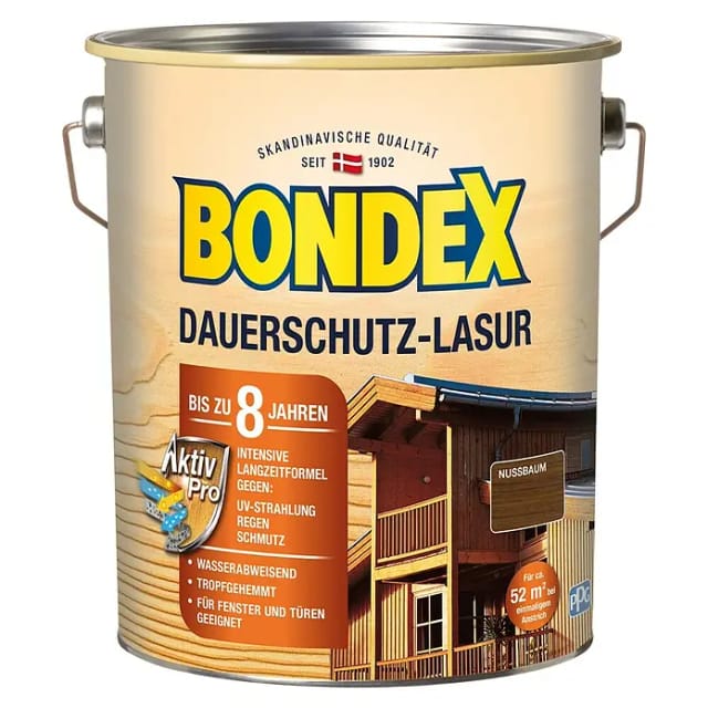 Bondex Dauerschutz-Lasur Nussbaum 4,