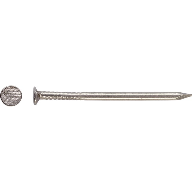 Drahtnagel 7,6 mm Stahl Blank 5 Stück