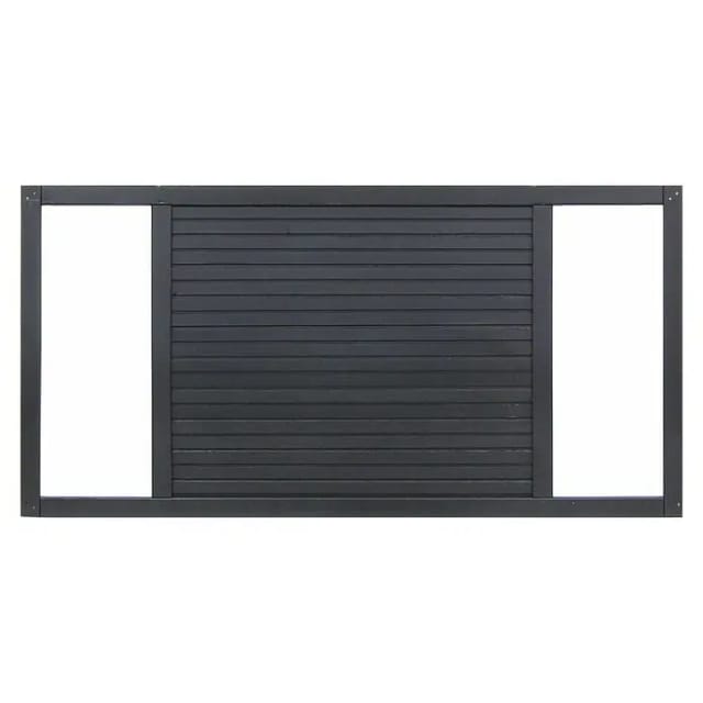 Sichtschutzzaun Element Duo Anthrazit 90 cm x 180 cm