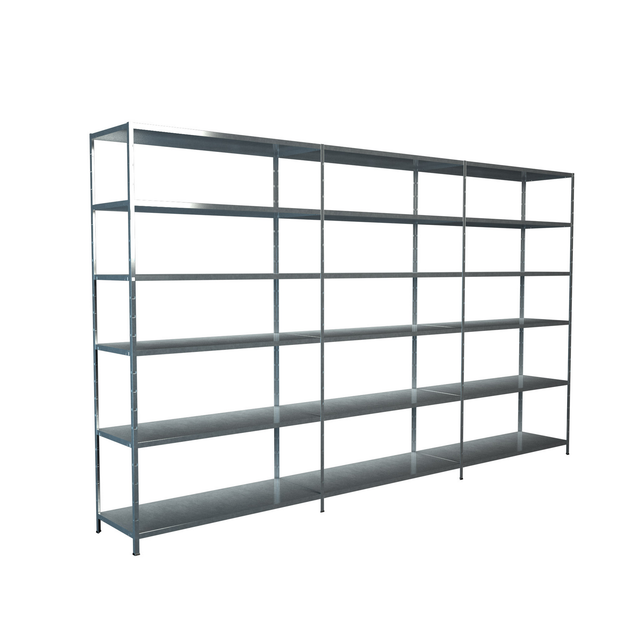 Schulte Steck-Grund-/Anbauregale 230 cm x 260 cm x 35 cm Verzinkt