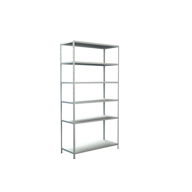Schulte Steck-Grundregal 230 cm x 120 cm x 50 cm Weiß