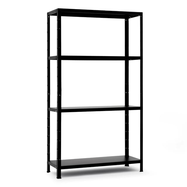 Schulte Steck-Grundregal 180 cm x 100 cm x 40 cm Schwarz