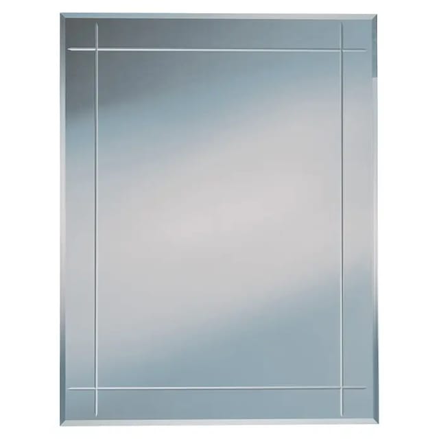 Kristall-Form Rillenspiegel Karo 70 cm x 90 cm rechteckig Facette