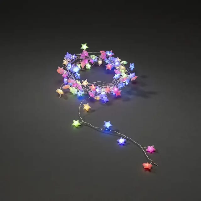 Konstsmide LED Sternenlichterkette 90 Bunte Dioden
