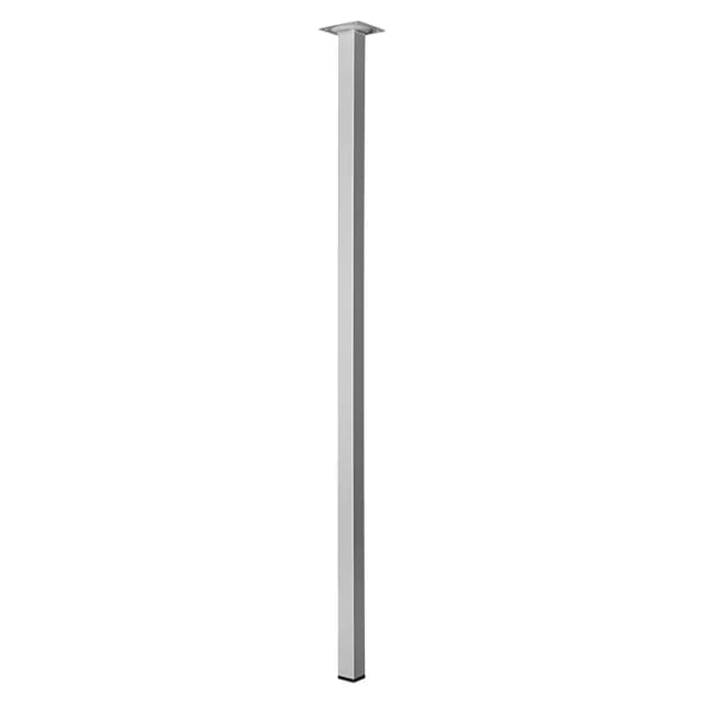Hettich Tischbein 25 mm x 25 mm x 800 mm Aluminium-Optik