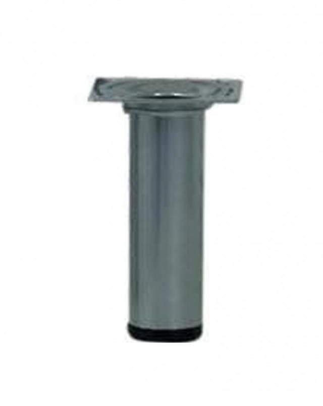 Hettich Tischbein Ø 30 mm x 100 mm Aluminium-Optik