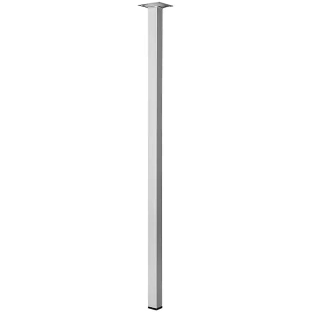 Hettich Tischbein 25 mm x 25 mm x 700 mm Aluminium-Optik
