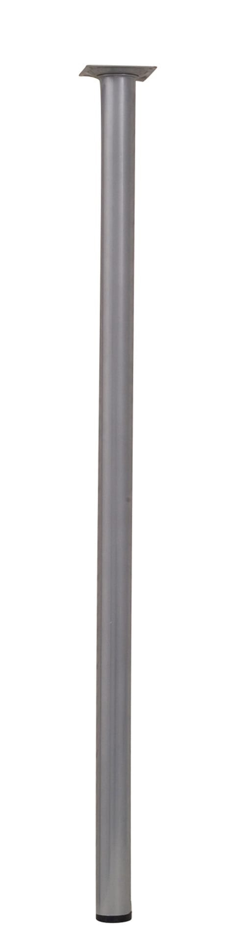 Hettich Tischbein Ø 30 mm x 700 mm Aluminium-Optik