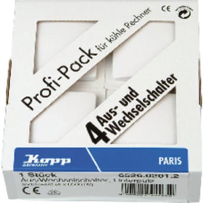 Kopp Auswechselschaler Paris Arktisweiß Profi-Pack 4 Stück