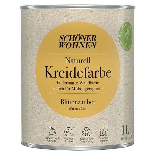 Schöner Wohnen Kreidefarbe Naturell Blütenzauber 1,