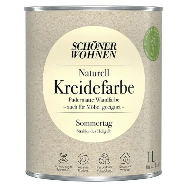 Schöner Wohnen Kreidefarbe Naturell Sommertag 1,