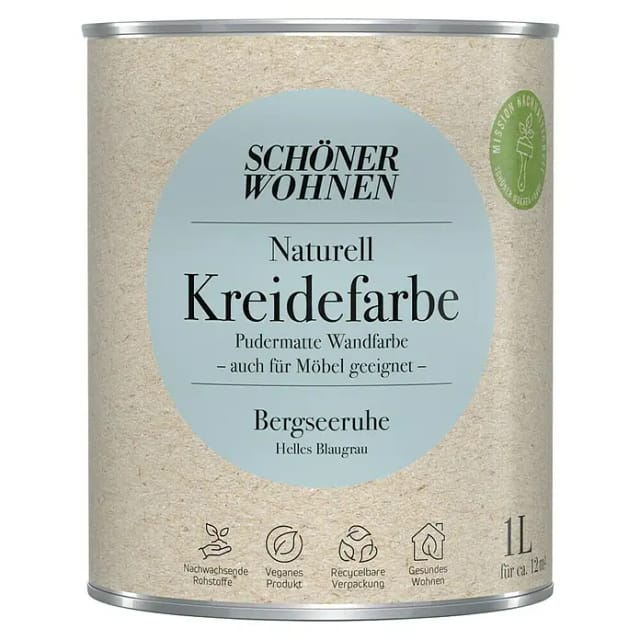 Schöner Wohnen Kreidefarbe Naturell Bergseeruhe 1,