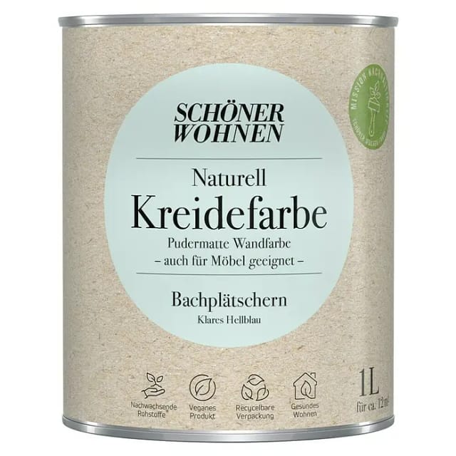 Schöner Wohnen Kreidefarbe Naturell Bachplätschern 1,