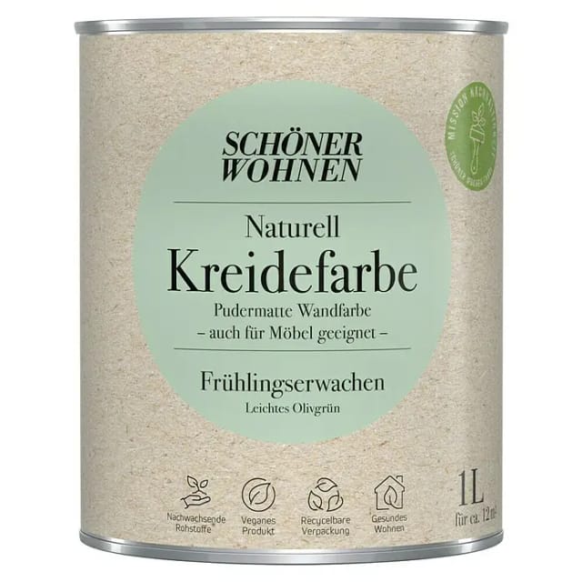 Schöner Wohnen Kreidefarbe Naturell Frühlingserwachen 1,