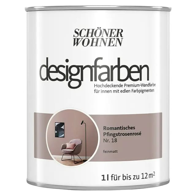 Schöner Wohnen Designfarben Romantisches Pfingstrosen 1,