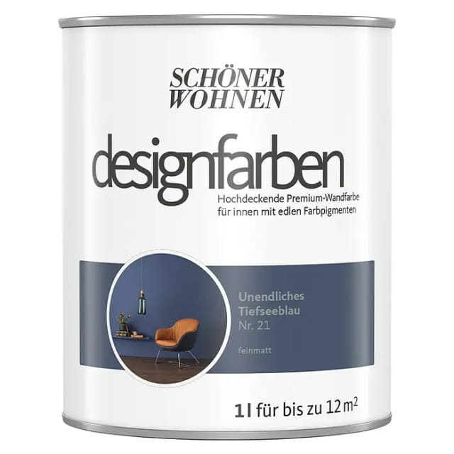 Schöner Wohnen Designfarben Unendliches Tiefseeblau 1,
